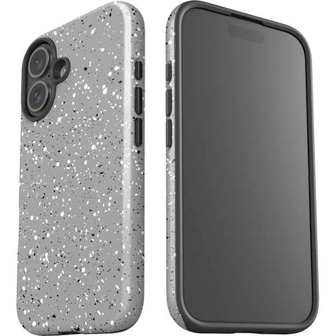 Grey Speckle iPhone 16 Impact Case